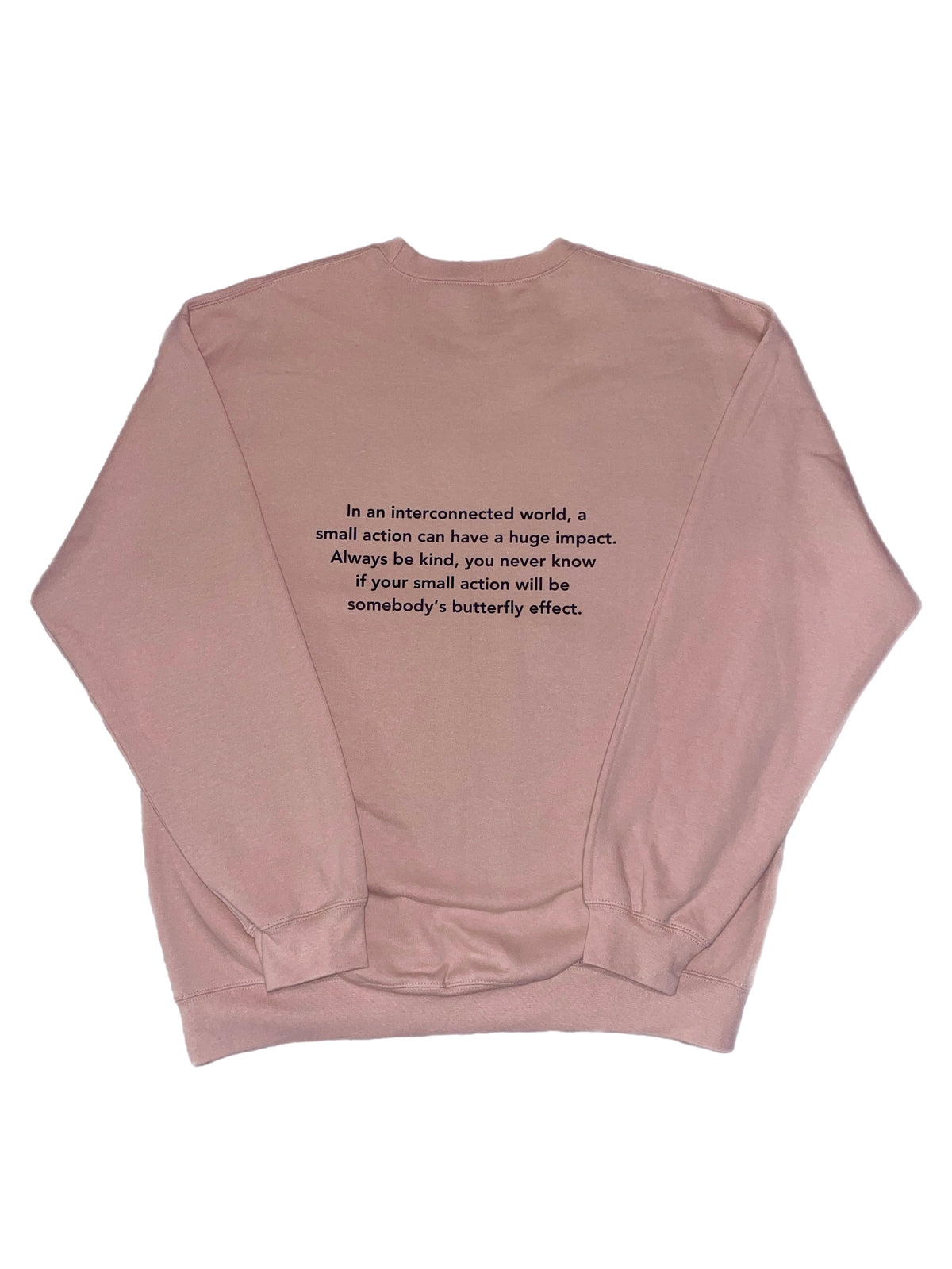 Butterfly Effect Sweatshirt - Blush
