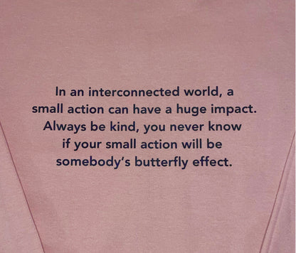Butterfly Effect Sweatshirt - Blush