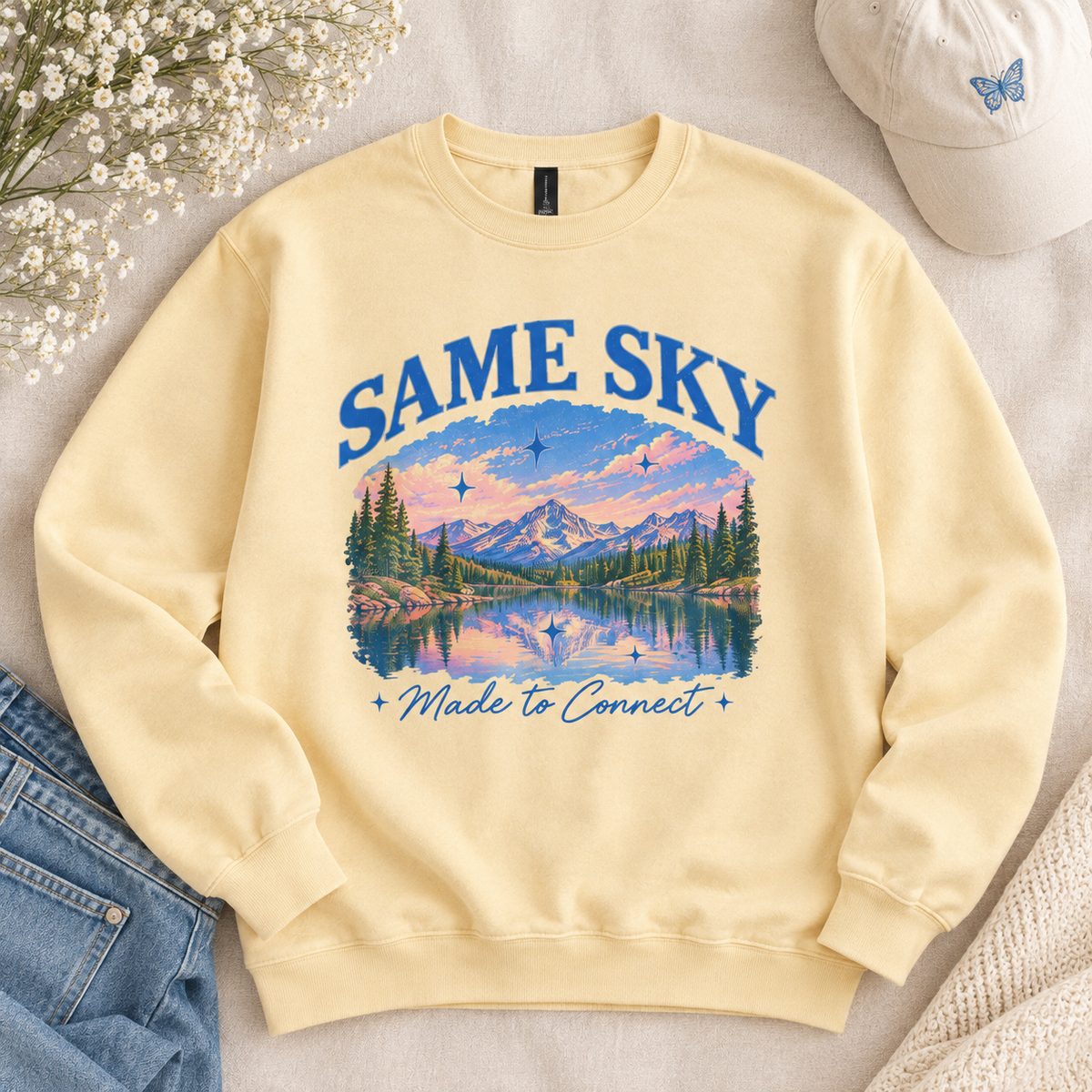 Yellow Same Sky Sweatshirt